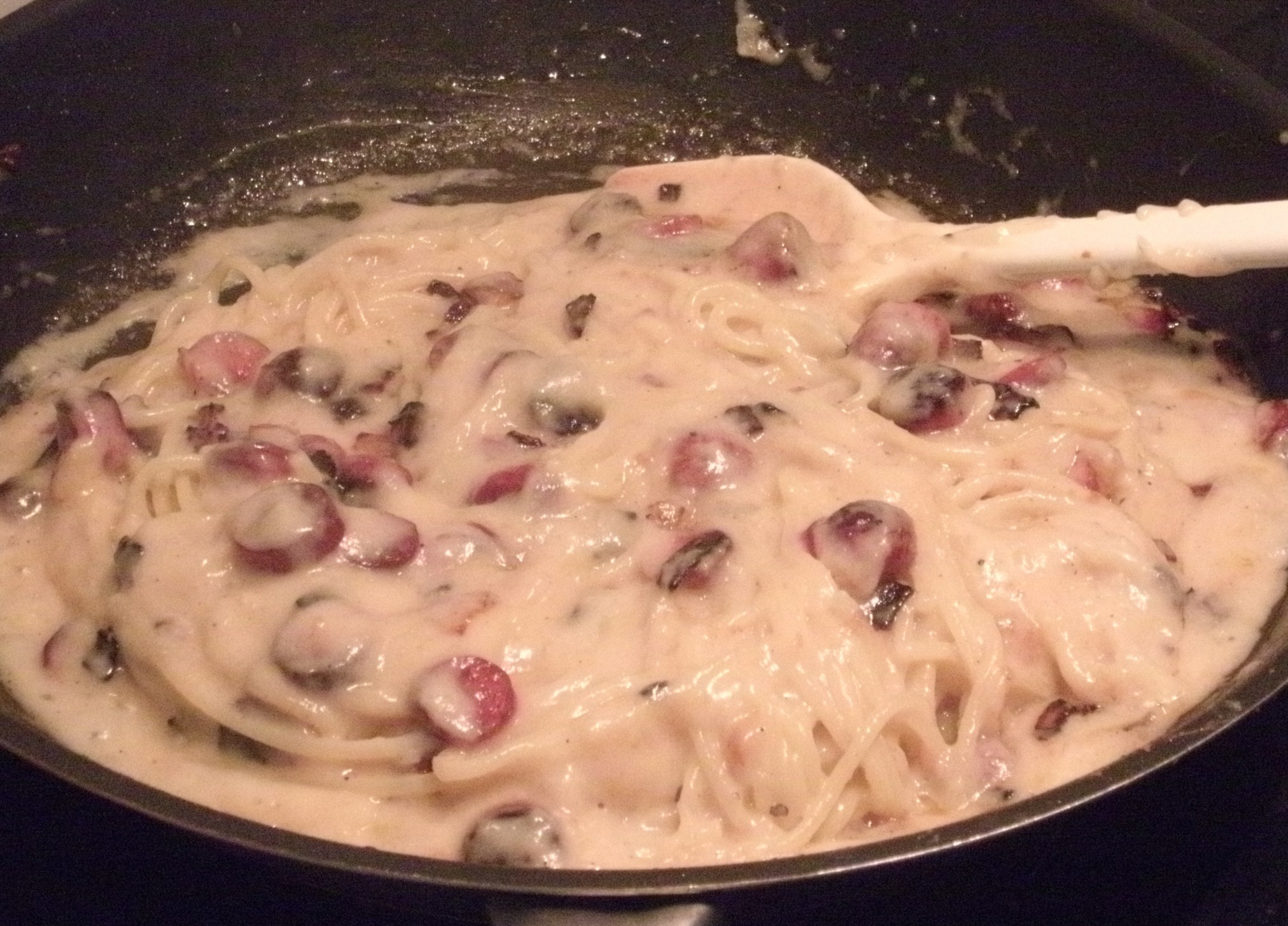 Spaghetti, Blumenkohl, Chorizo